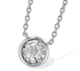 14 Karat White Gold 0.25 Carat Diamond Necklace